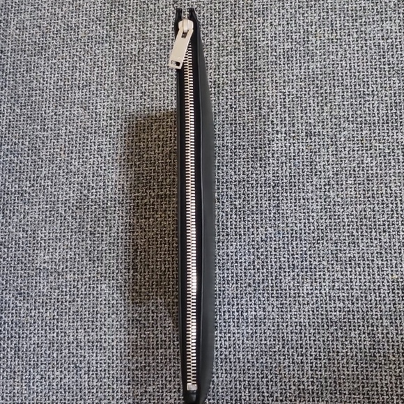 YSL Black Leather Rider/Clutch - Picture 4 of 16